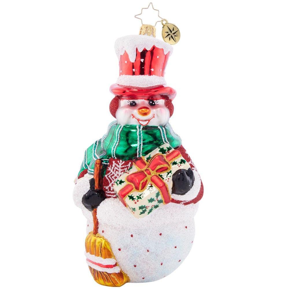 Radko Christmas Joy Snowman Ornament - Image 2