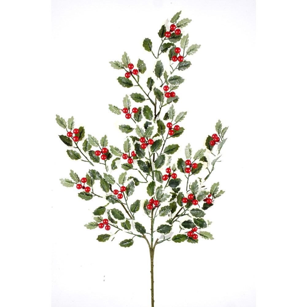 Fosteri Holly Spray Red Green White 28.5"