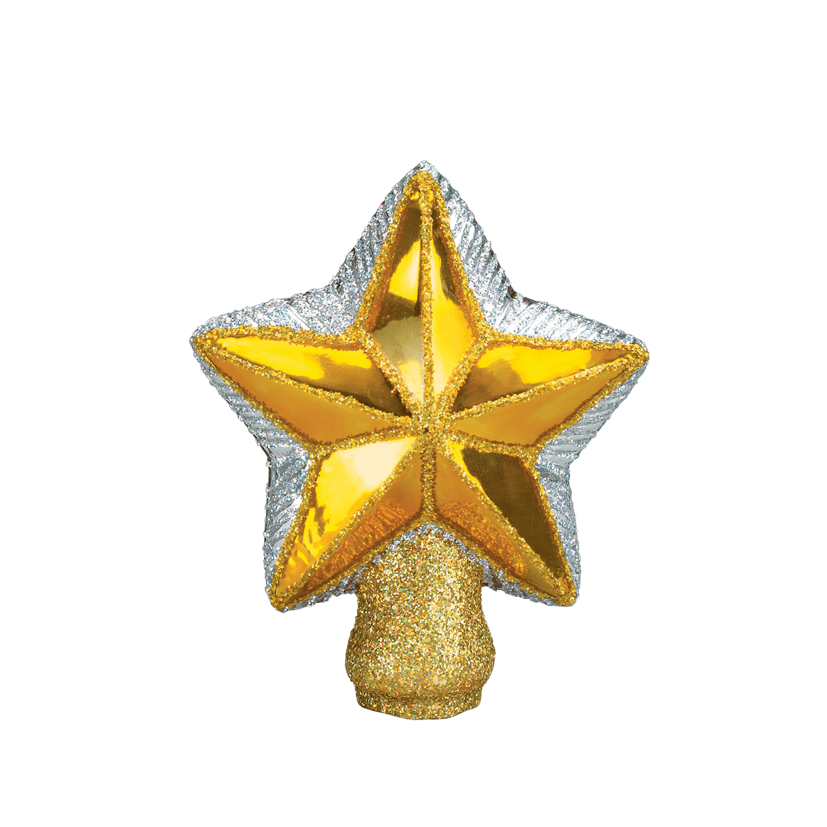 Old World Small Star Glass Tree Topper - Image 2