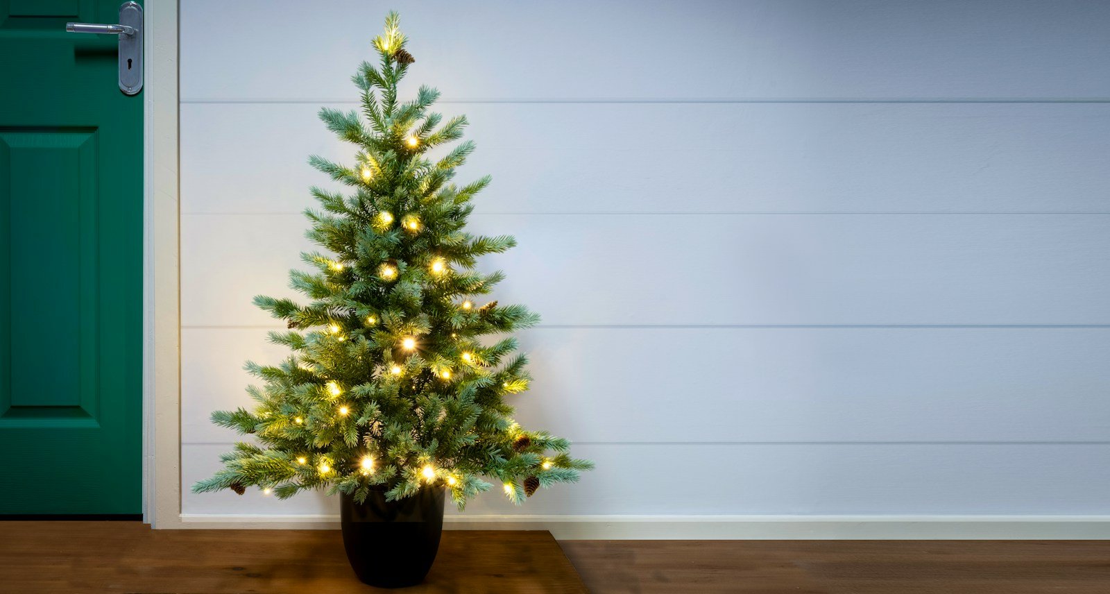 The Pre-lit Cairngorm Pine Potted Tree (3ft to 5ft)