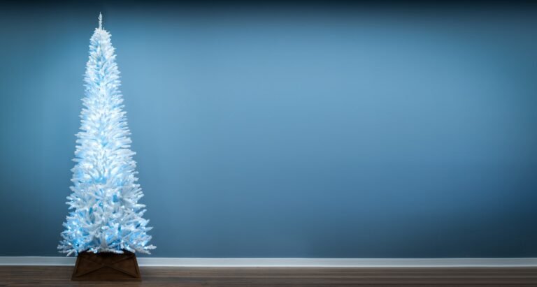 The Pre-Lit White Italian Pencilimo Tree