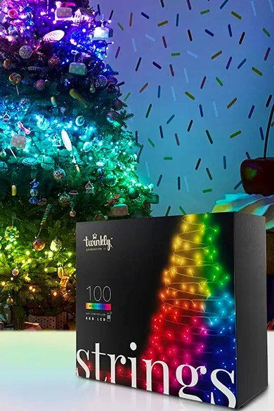 100 RGB Twinkly App-Controlled String Lights (RGB LEDs)