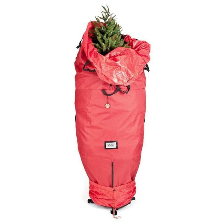 Santas Bag, Red Upright storage bag. non-adjustable