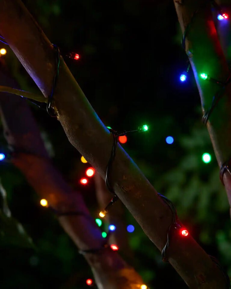 120 LED String Lights, Multi-Colour, 9m — 9 m