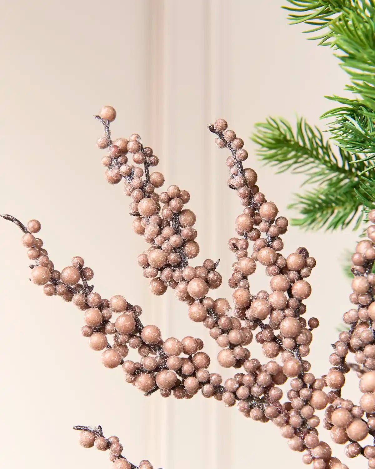 Brown Berry Christmas Tree Pick, 70 cm - Image 3