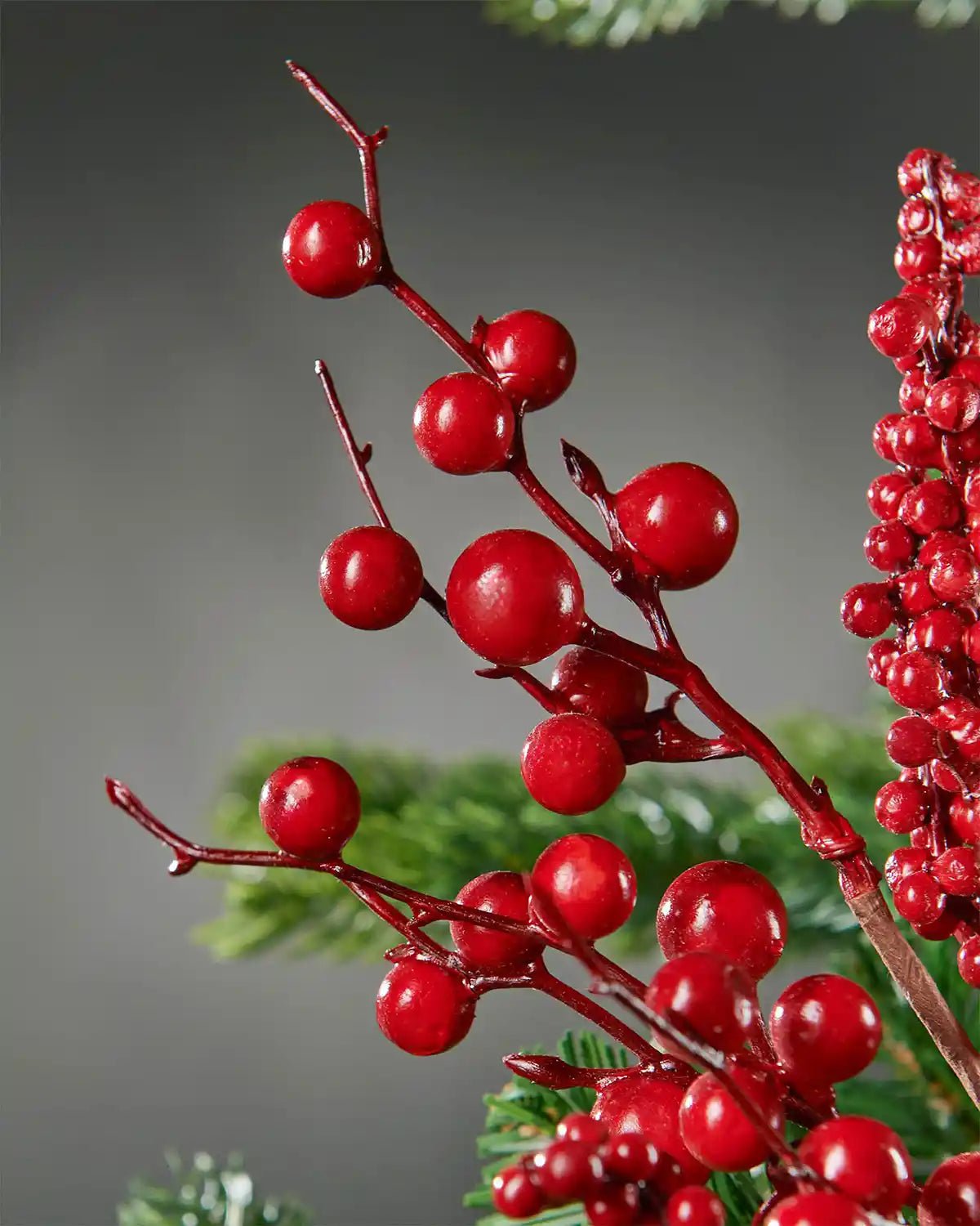 Mixed Berries Spray, Red, 40 cm - Image 4