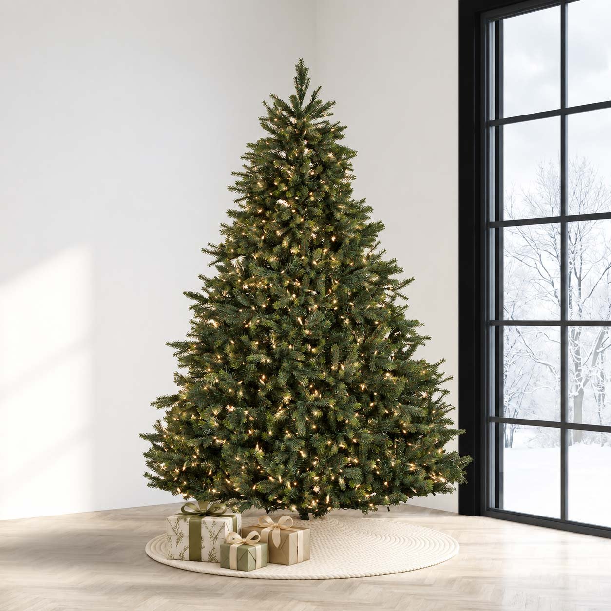 7.5' Burberry Fir Tree-ColorChange 3mm LED PowerPole