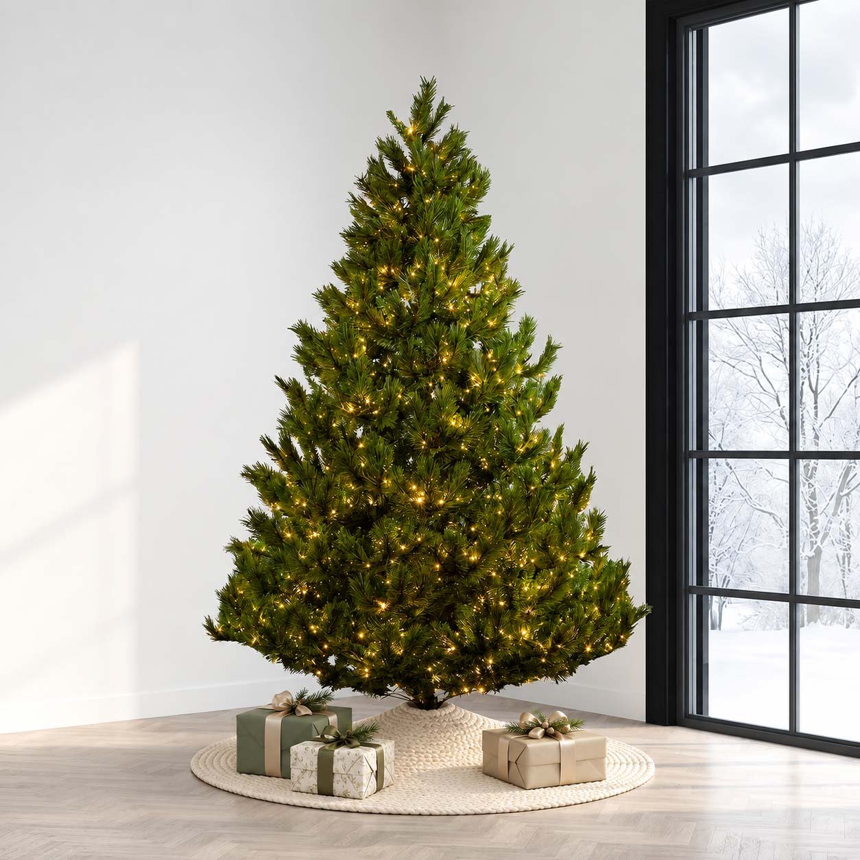 6.5' Deluxe Brighton Pine Tree-ColorChange 3mm LED PowerPole