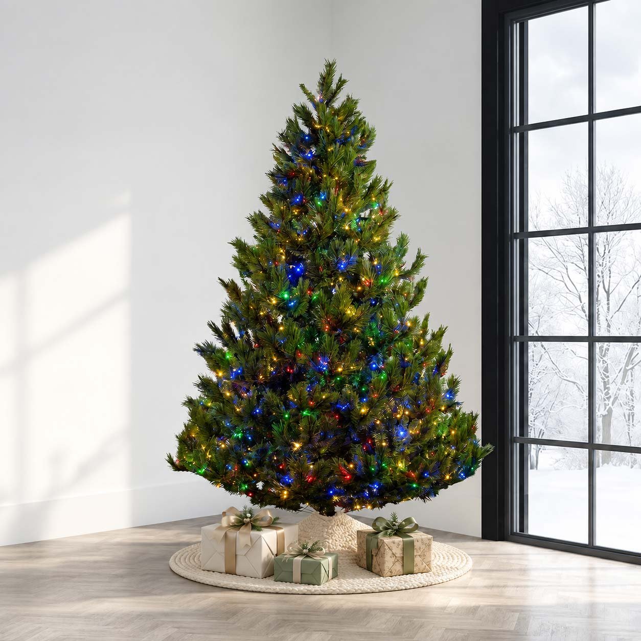6.5' Deluxe Brighton Pine Tree-ColorChange 3mm LED PowerPole - Image 5