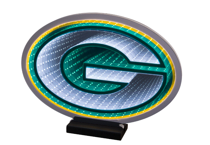 NFL Green Bay Packers LED Infinity Light