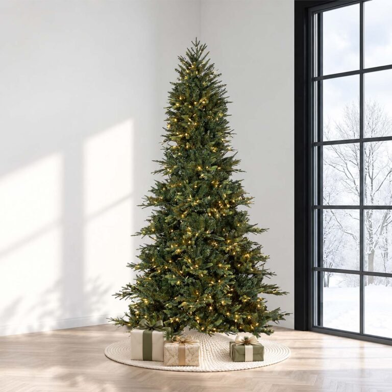 12' Geneva Fir Tree - Clear LED