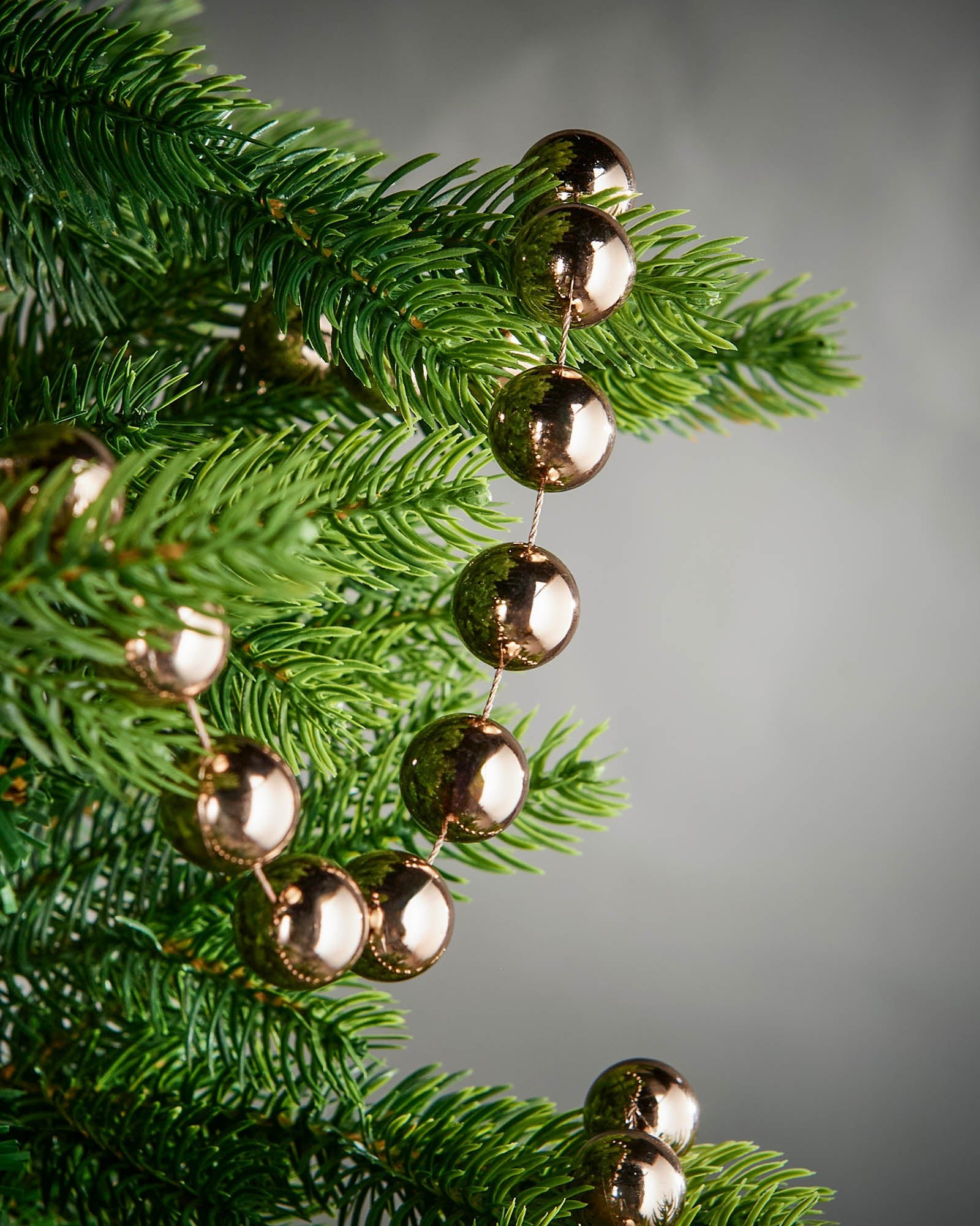 Oversized Beaded Garland, Mocha, 2.7 m - Image 3