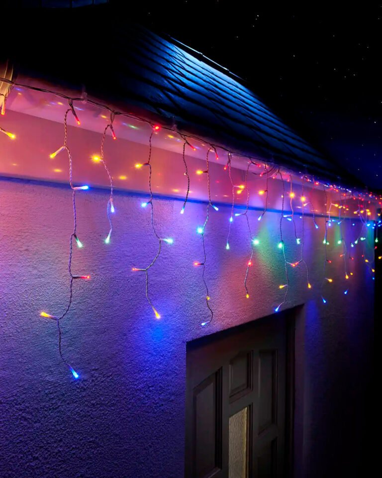 Home Series Connectable Icicle Lights, Multi Colour