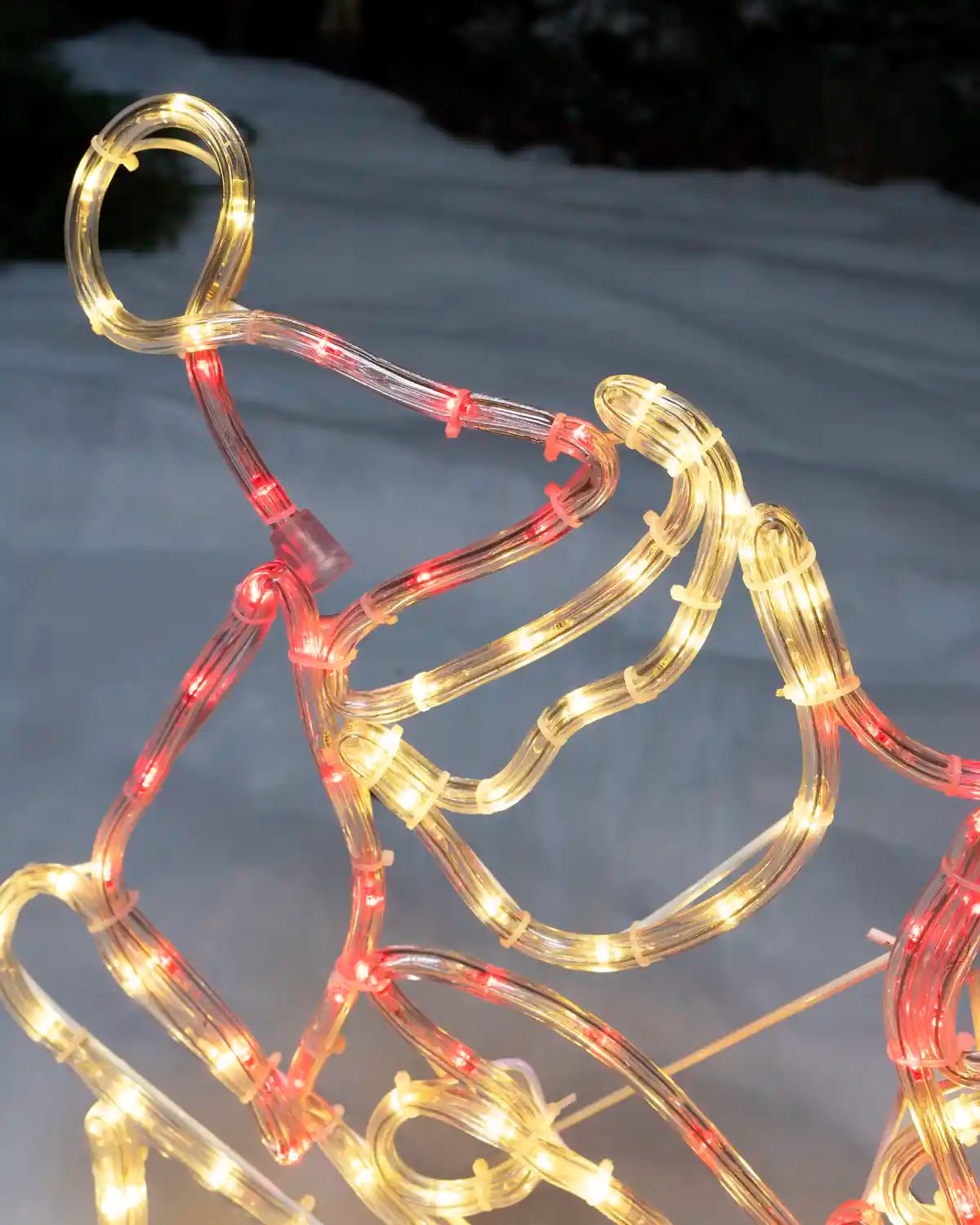 Pre-Lit Santa's Sleigh & Reindeers, Silhouette, 156 cm - Image 2