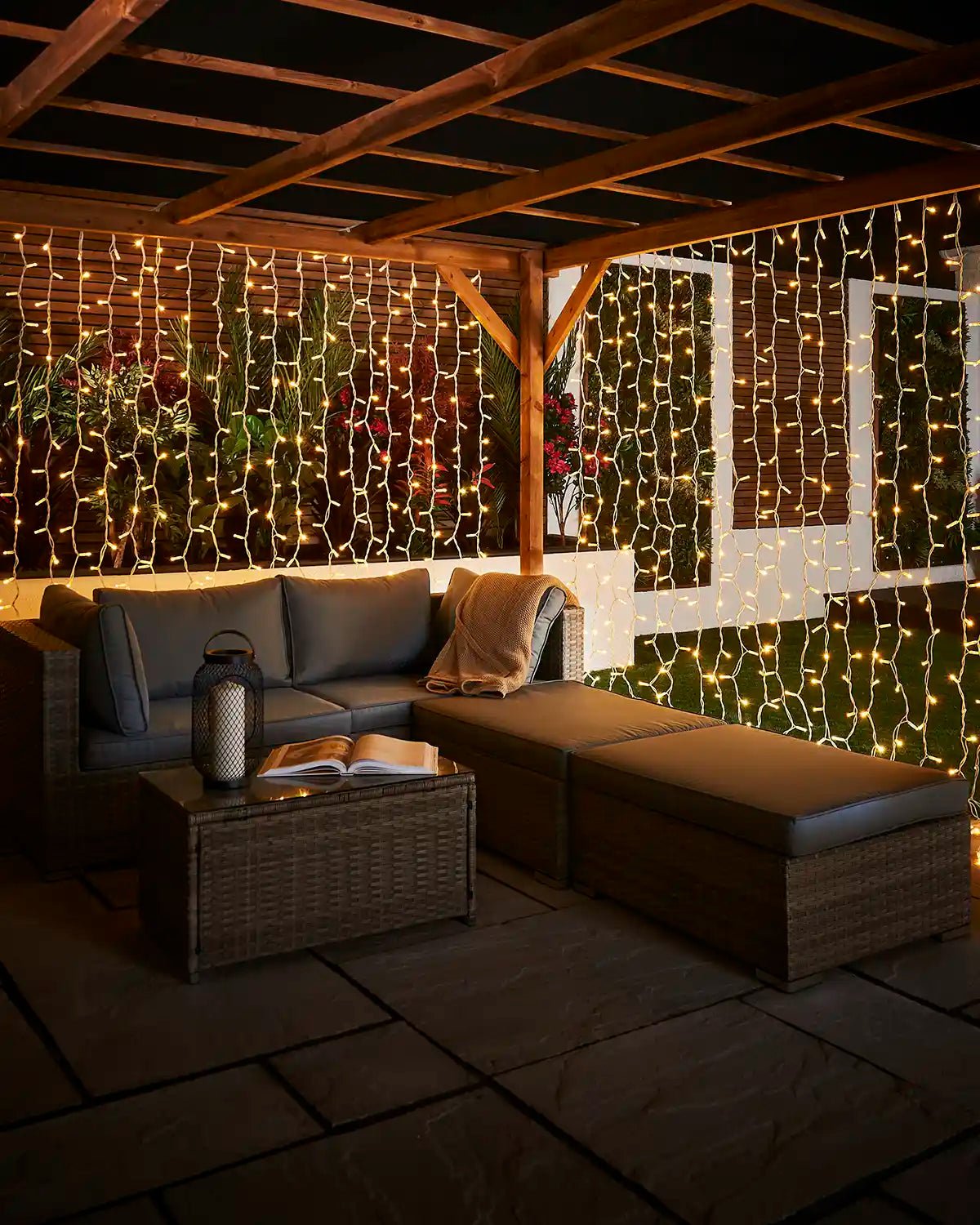 Pro Series Connectable Curtain Lights, 2.5 m Drop, Warm White - Image 4