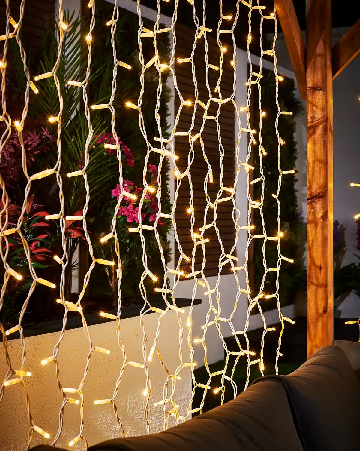 Pro Series Connectable Curtain Lights, 2.5 m Drop, Warm White
