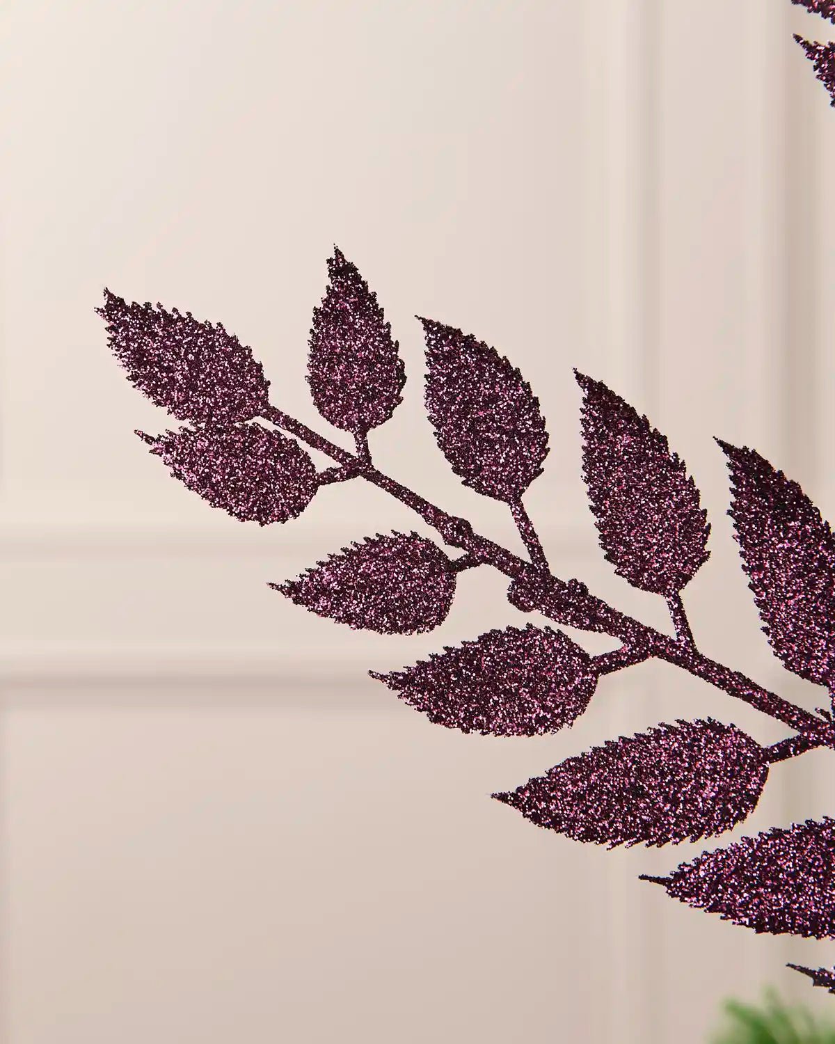 Purple Leaf Christmas Tree Spray, 73 cm - Image 4