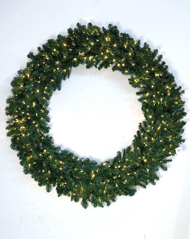 96" Radiant Wreath - Clear LED