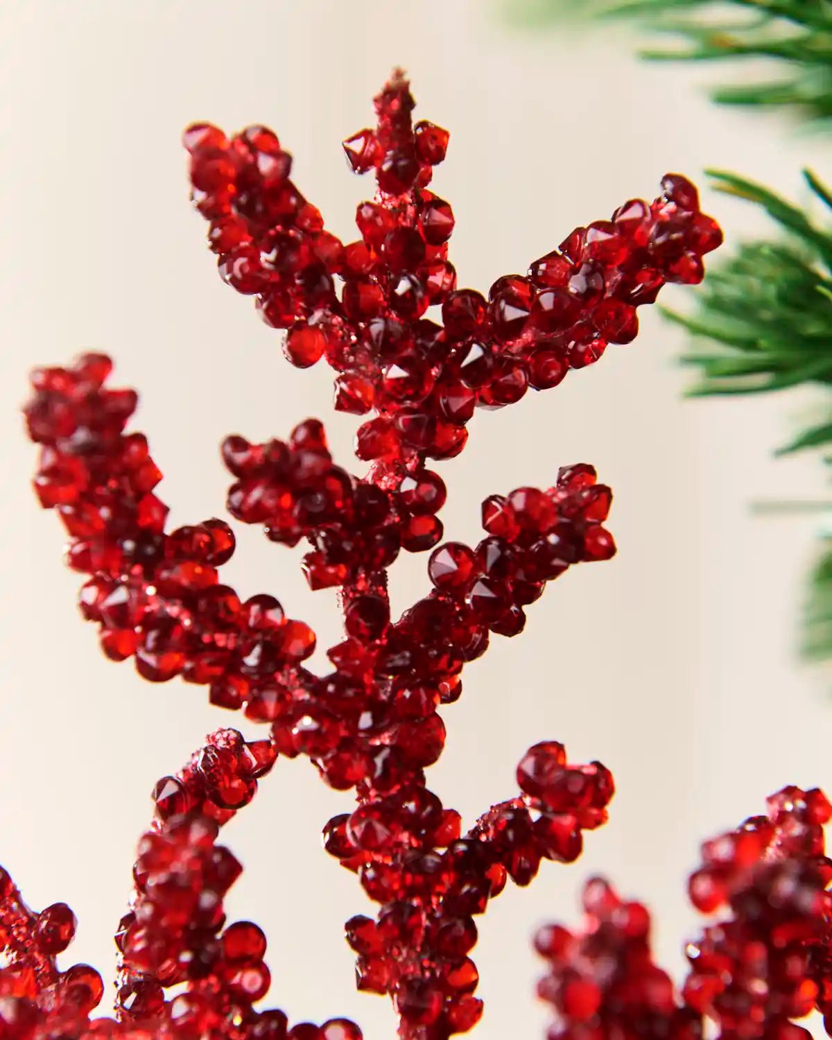 Beaded Crystal Spray, Red, 76 cm - Image 3