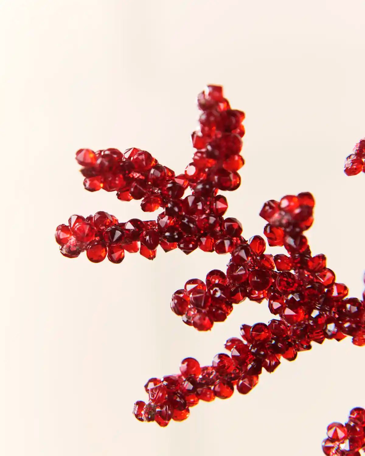 Beaded Crystal Spray, Red, 76 cm - Image 4
