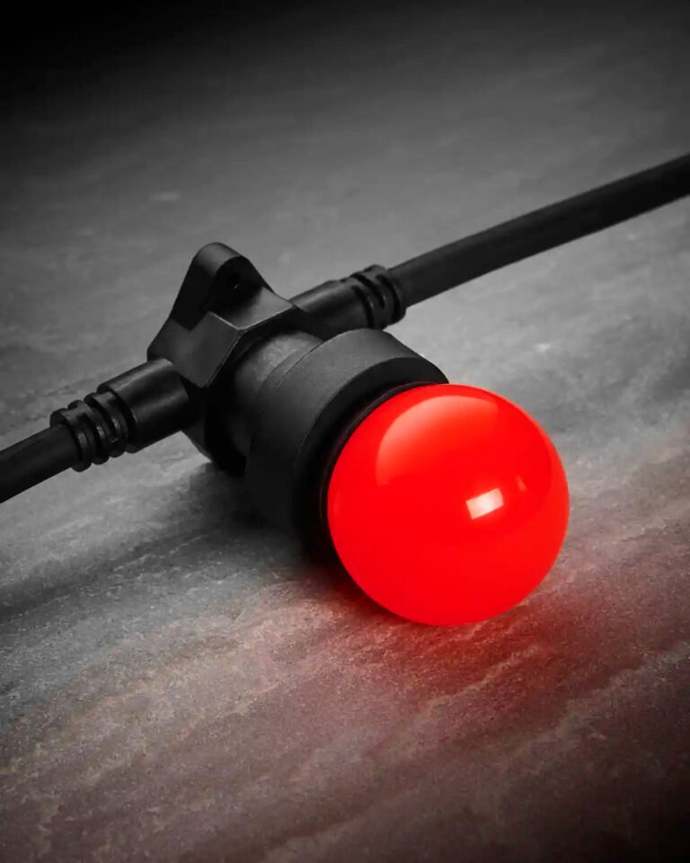 Festoon Series 1.3W E27 LED Bulb, Red