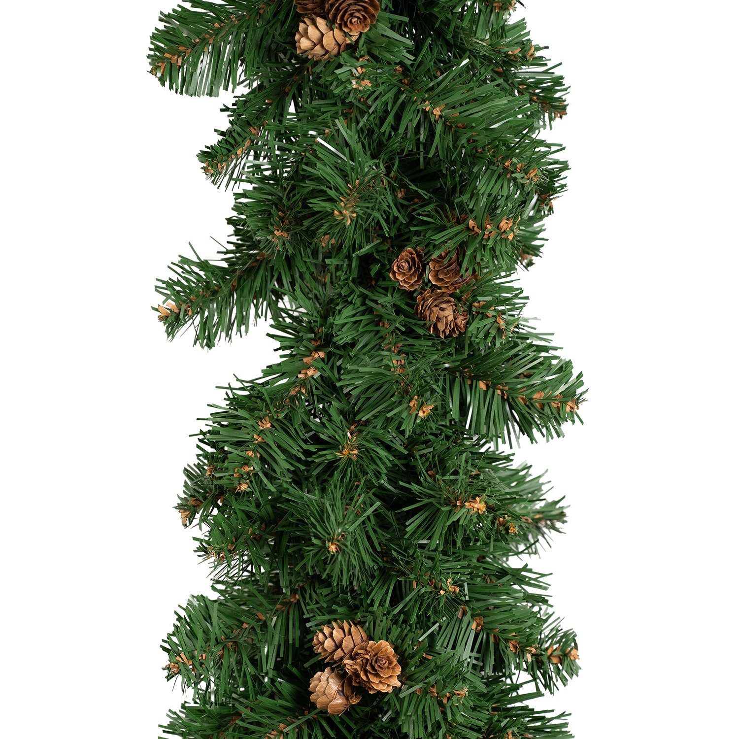 9'X10" Scottsdale Spruce Garland Clear -Battery-Operated LED