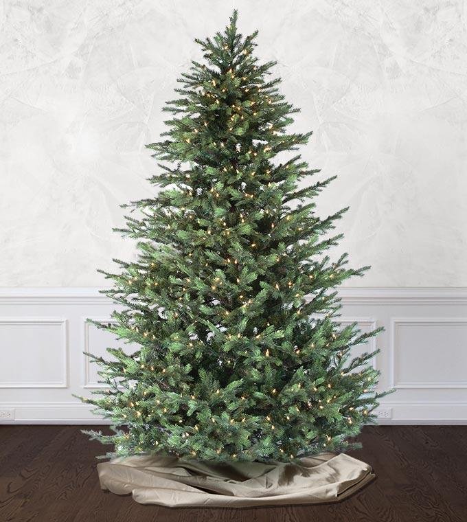 9' Victorian Fir Tree - Unlit - Image 9