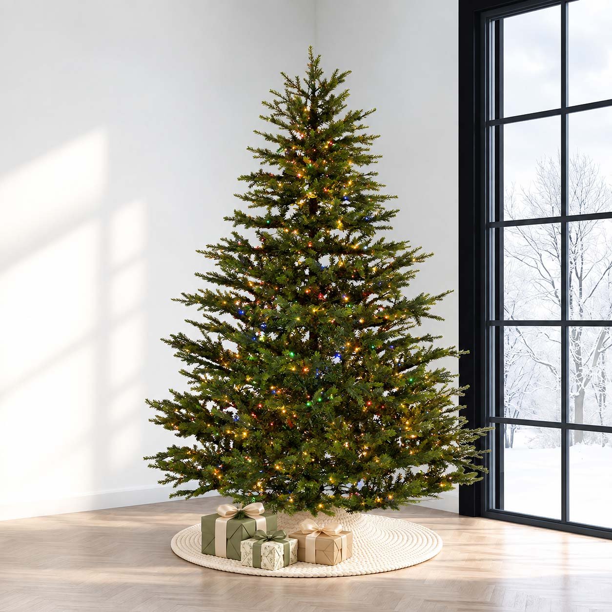 10' Victorian Fir Tree-ColorChange 3mm LED PowerPole - Image 5