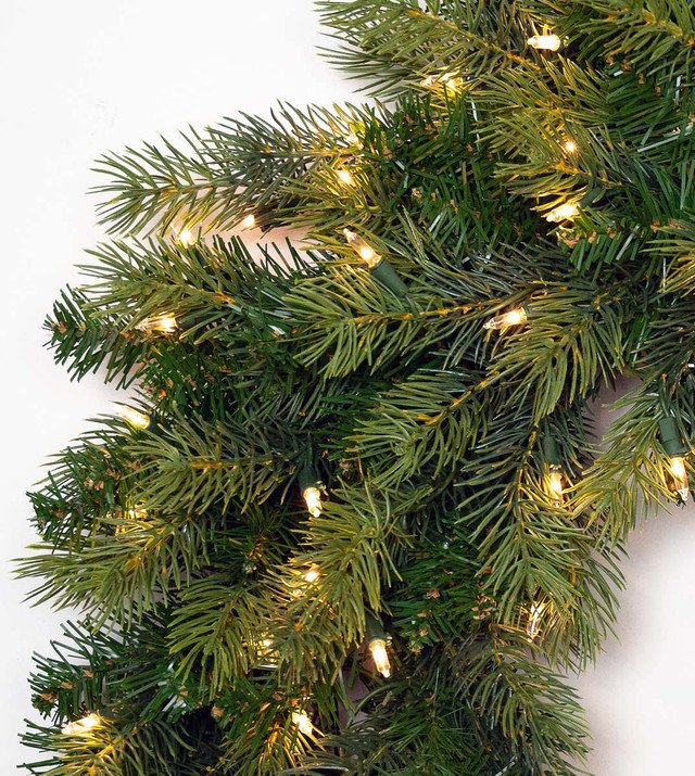 9' X 14" Annabelle Pine GARLAND - UNLIT - Image 2