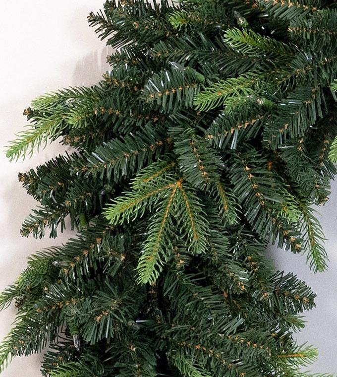9' X 12" Western Balsam Garland - ColorChange LED - Image 4