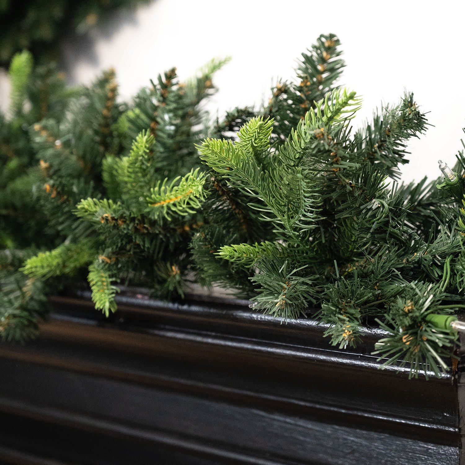 9' X 12" Western Balsam Garland - ColorChange LED - Image 2