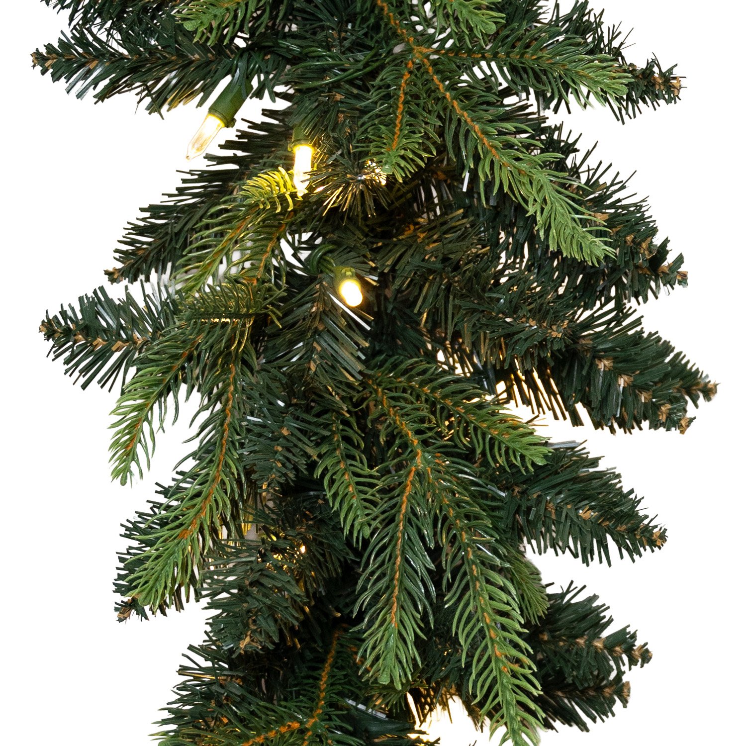 9' X 12" Western Balsam Garland - ColorChange LED
